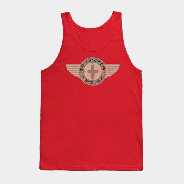 Serenity Transportation & Courier Service Tank Top by JMDCO